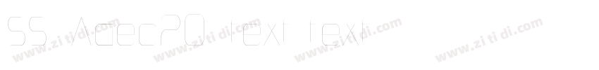 SS_Adec20_text text字体转换